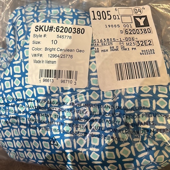 Lands End Womens Chlorine‎ Resistant Control Mesh High Neck Tankini Swimsuit Top - Picture 6 of 6